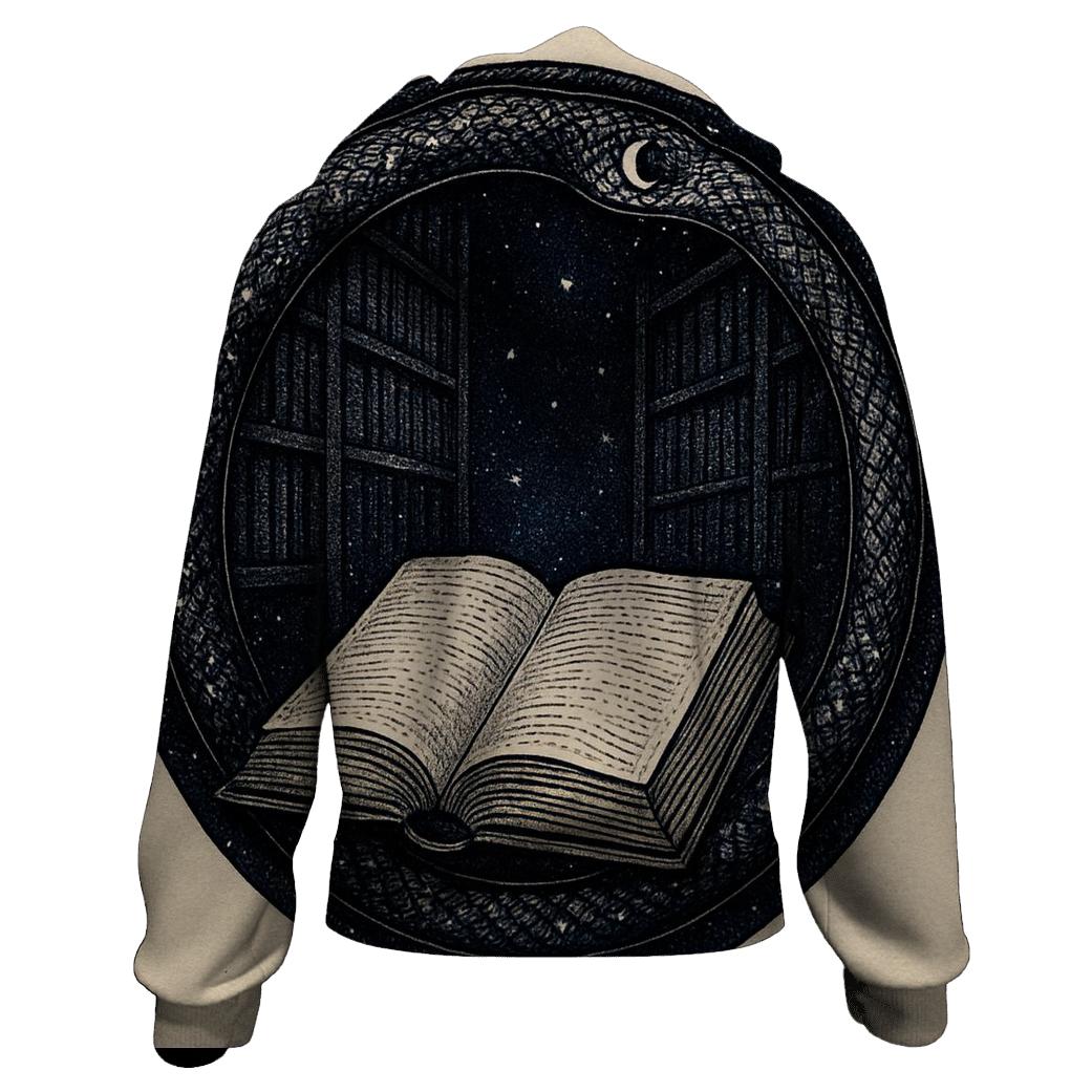 Celestial Library Ouroboros lightweight hoodies