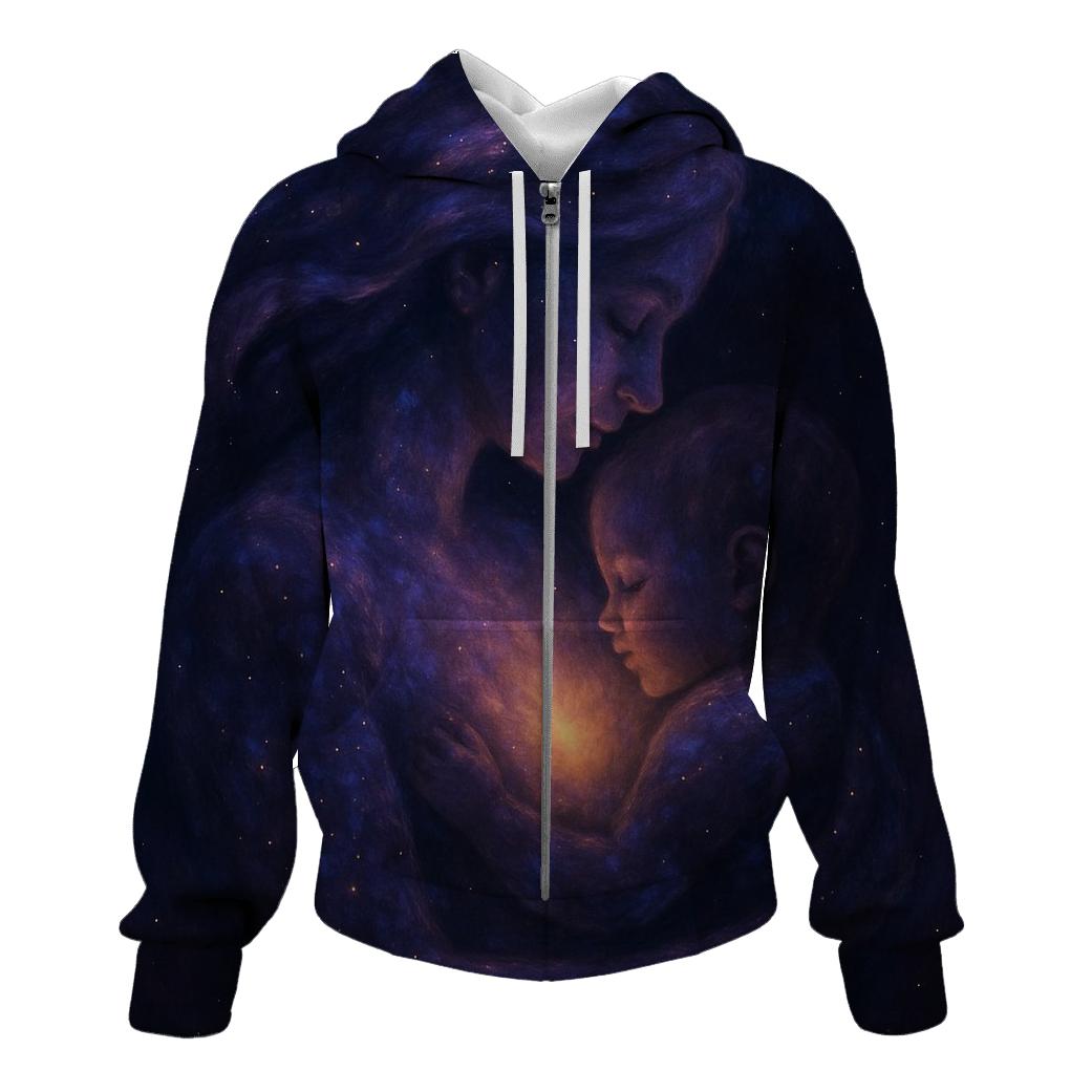Galaxies In Her Embrace hoodie styles