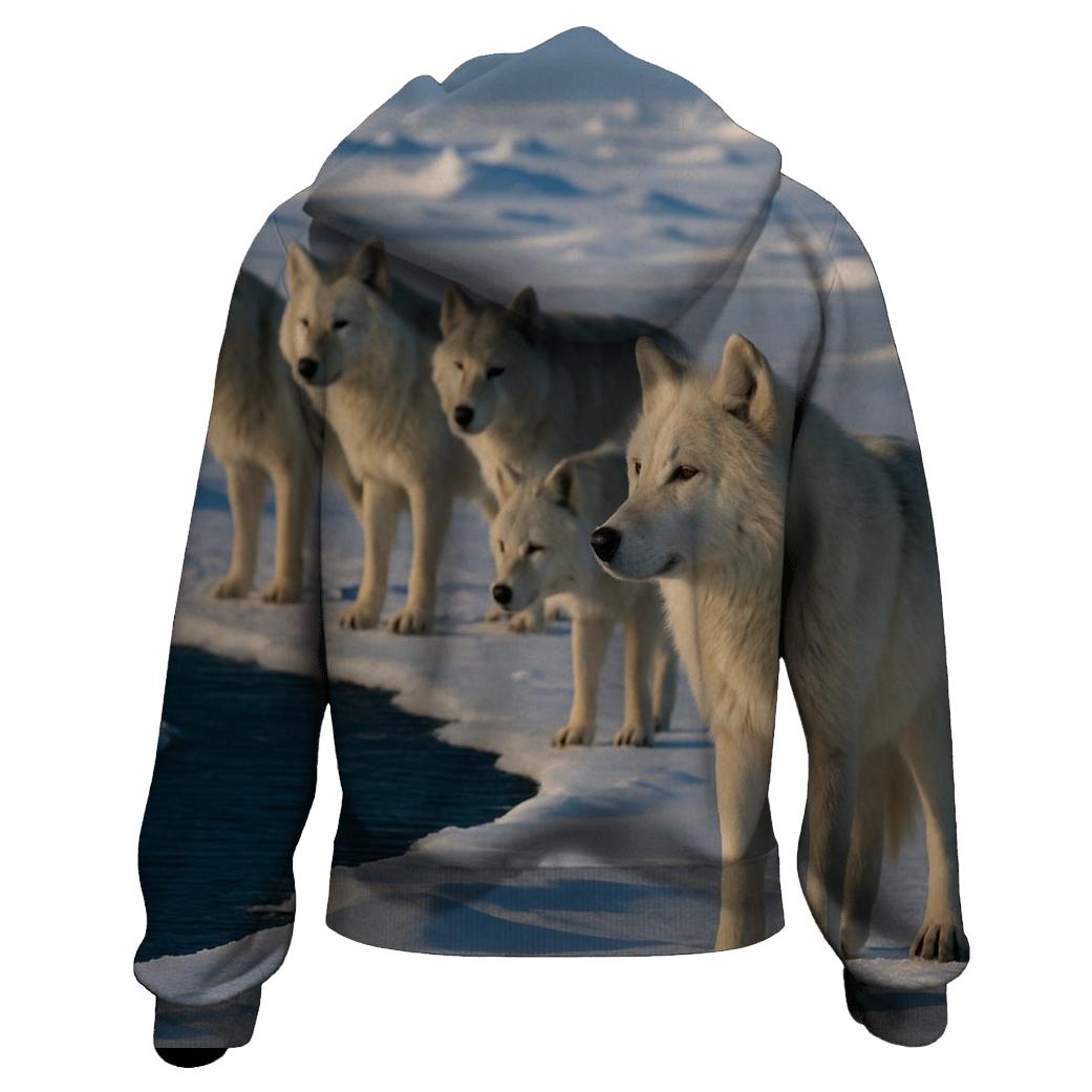 Arctic Pack On Sea Ice Lead custom hoodies
