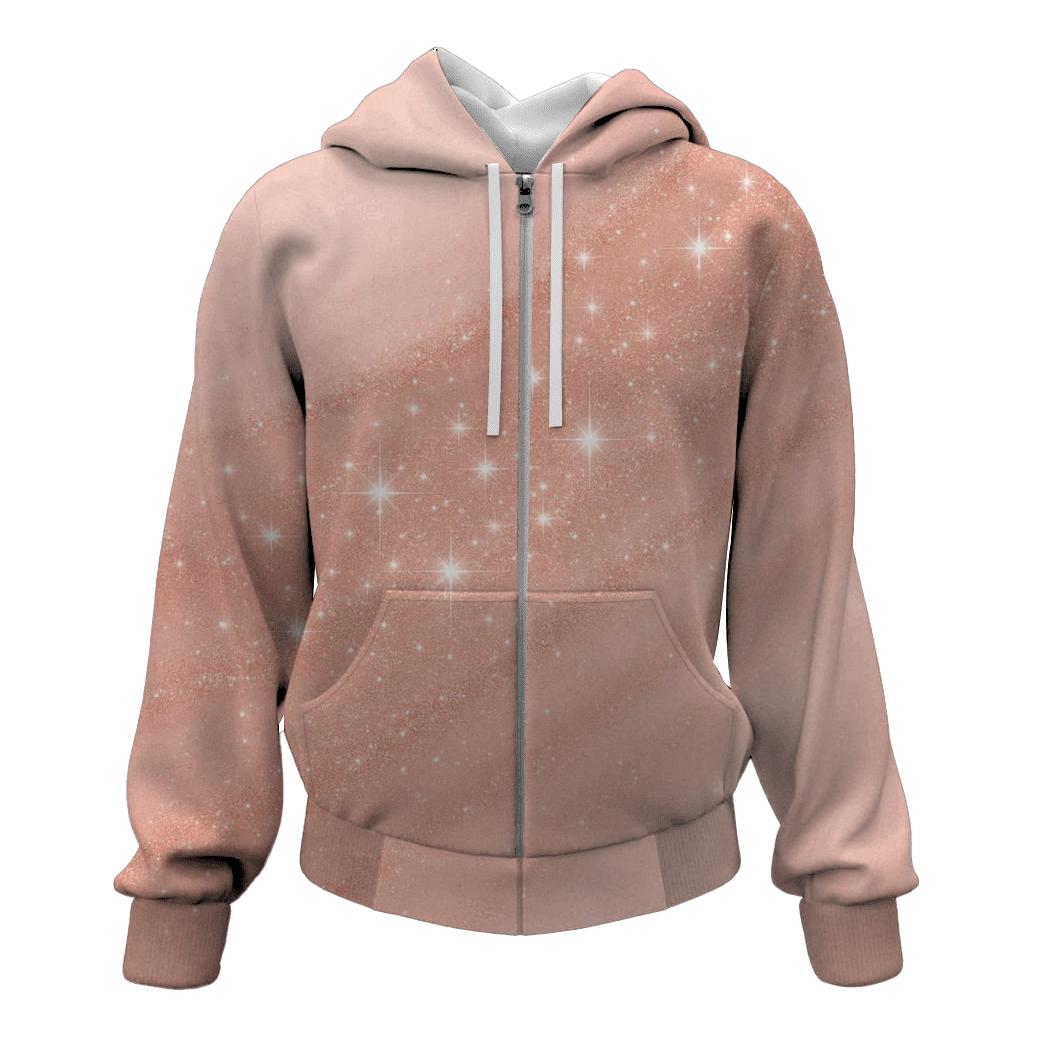Rose Quartz Glitter Veil hoodie designs
