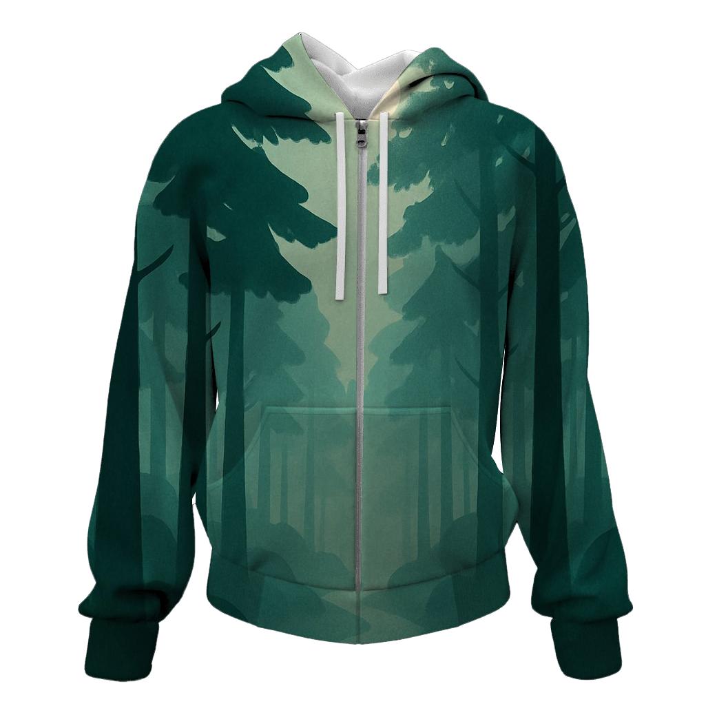 Silent Forest Sanctuary premium hoodies
