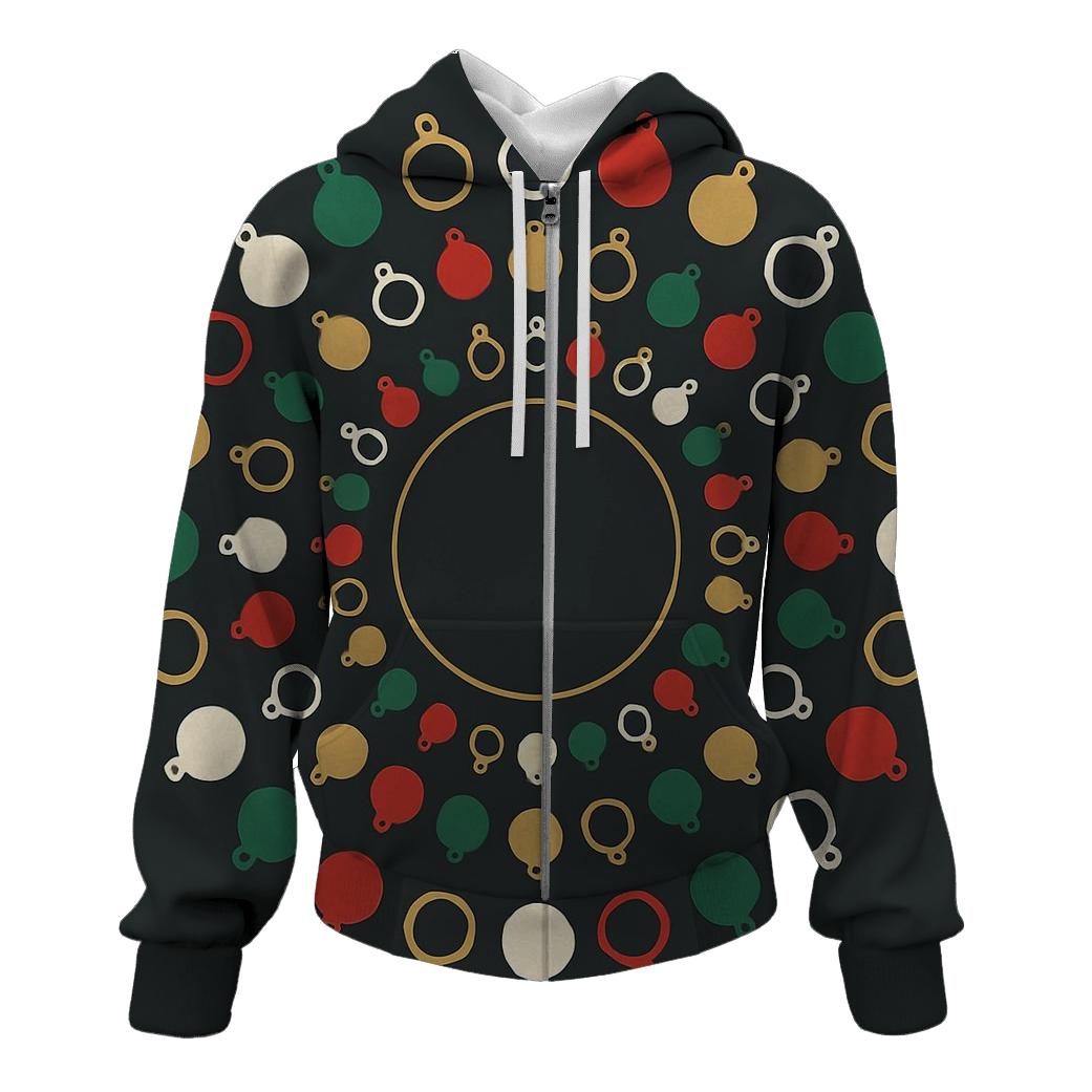 Ornament Ring Minimal Mandala custom hoodies