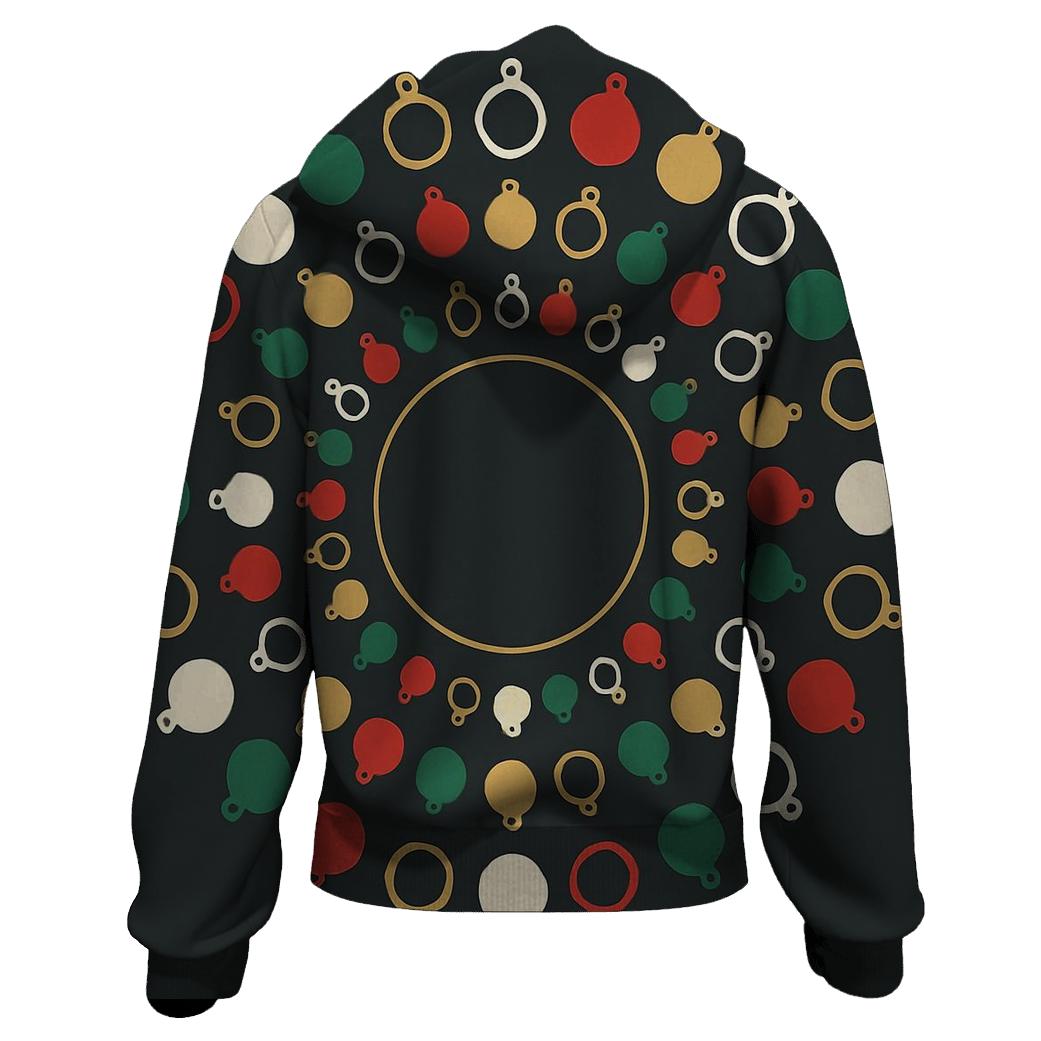 Ornament Ring Minimal Mandala custom hoodies