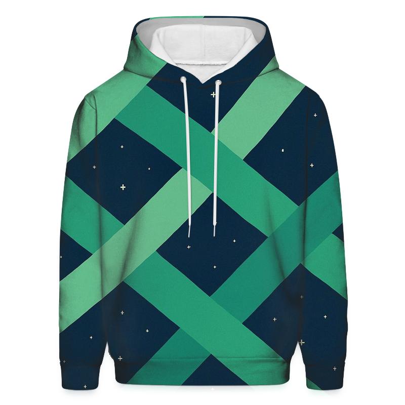 Aurora Ribbon Lattice custom hoodies
