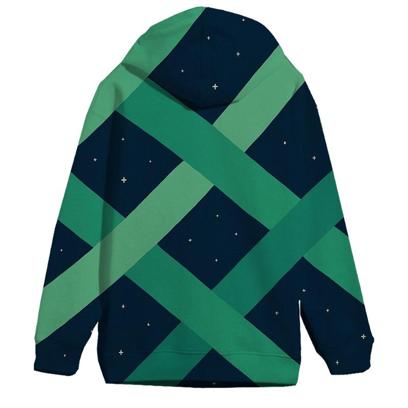 Aurora Ribbon Lattice custom hoodies