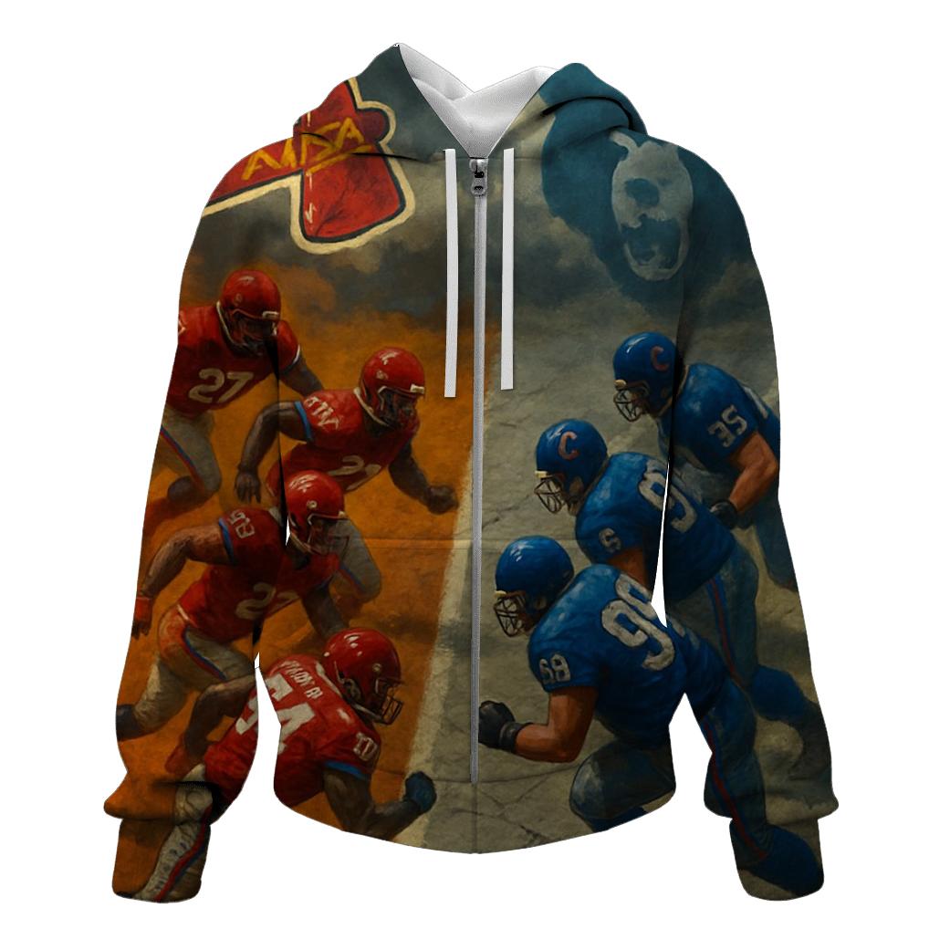 Southern Thunder Blitz Vs Windy City Wall graphic hoodies