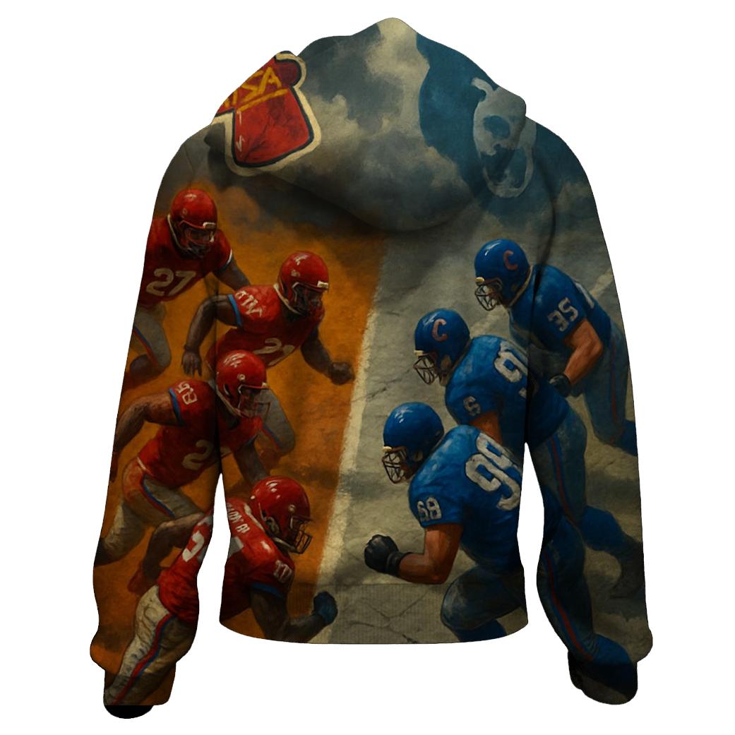 Southern Thunder Blitz Vs Windy City Wall graphic hoodies