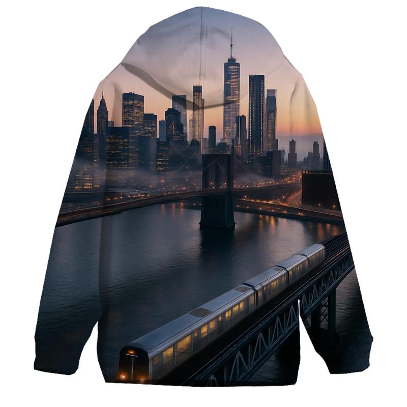 Dawn Commute Over The East River designer hoodies