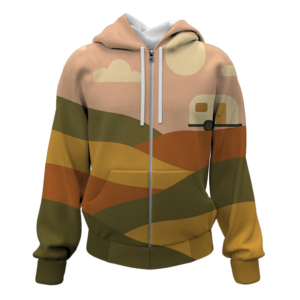 Hillside Caravan Escape heavyweight hoodies