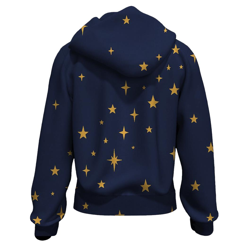 Gilded Nativity Star Path hoodie styles