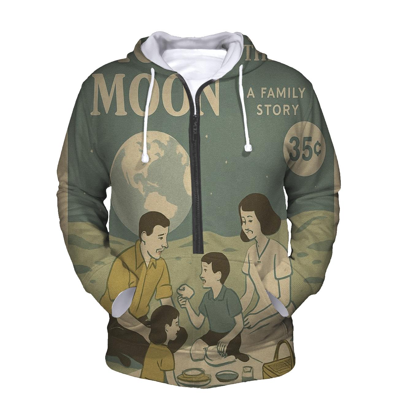 Lunar Picnic Field Guide Cover embroidered hoodies