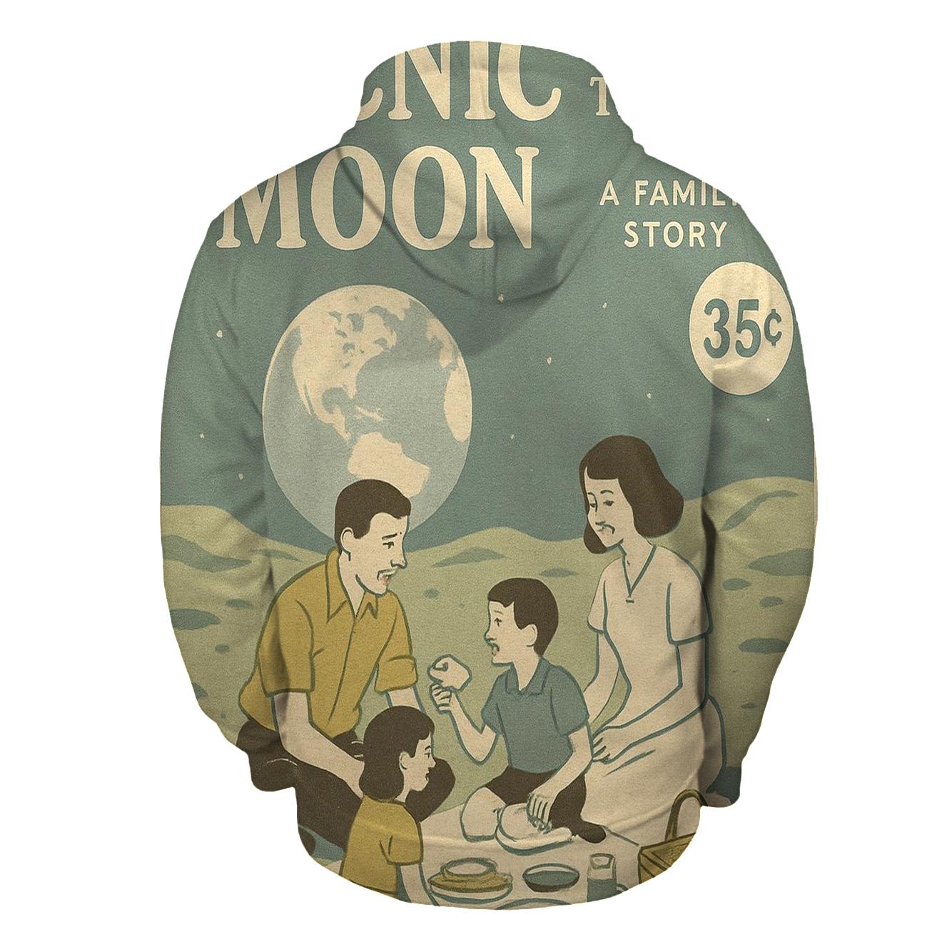 Lunar Picnic Field Guide Cover embroidered hoodies