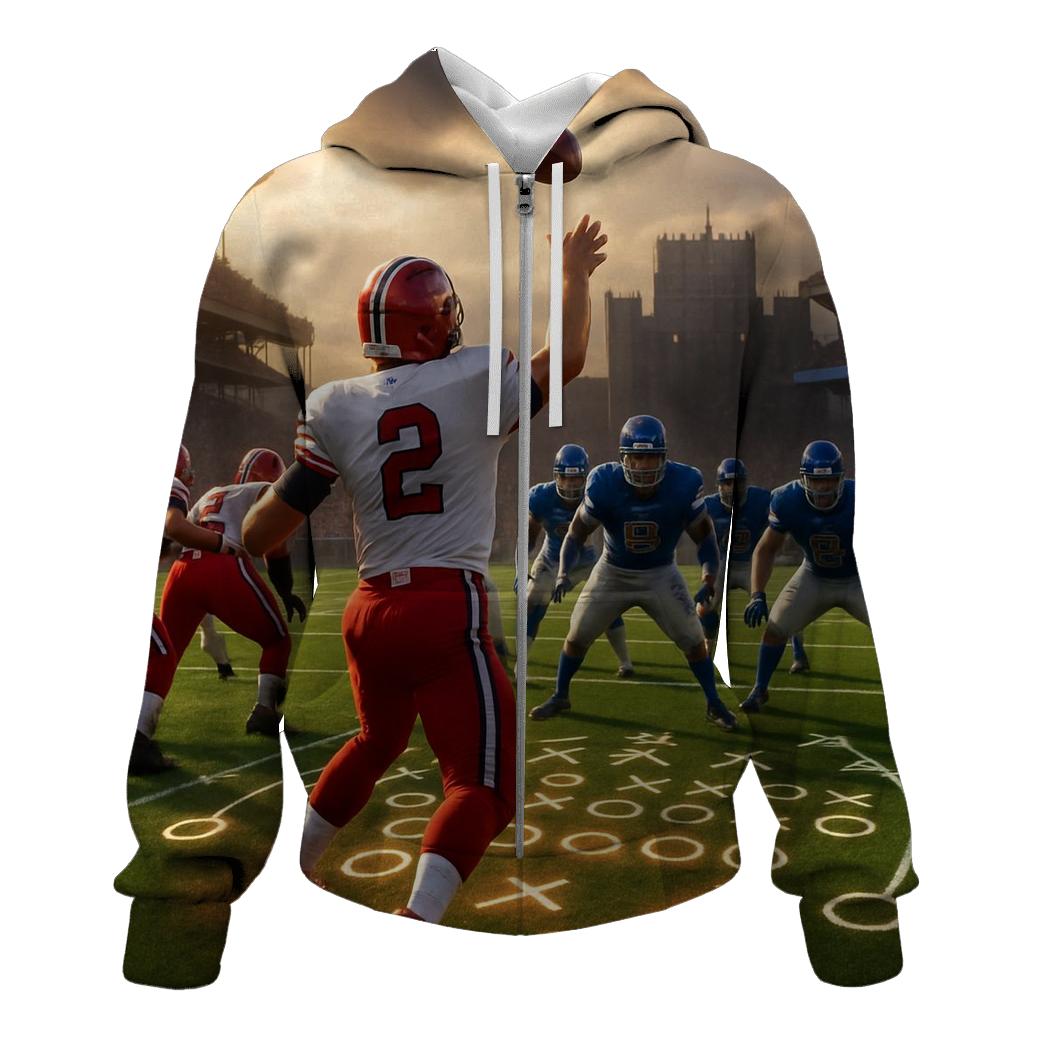 Braves Air Raid Vs Cubs Fortress zip-up hoodies