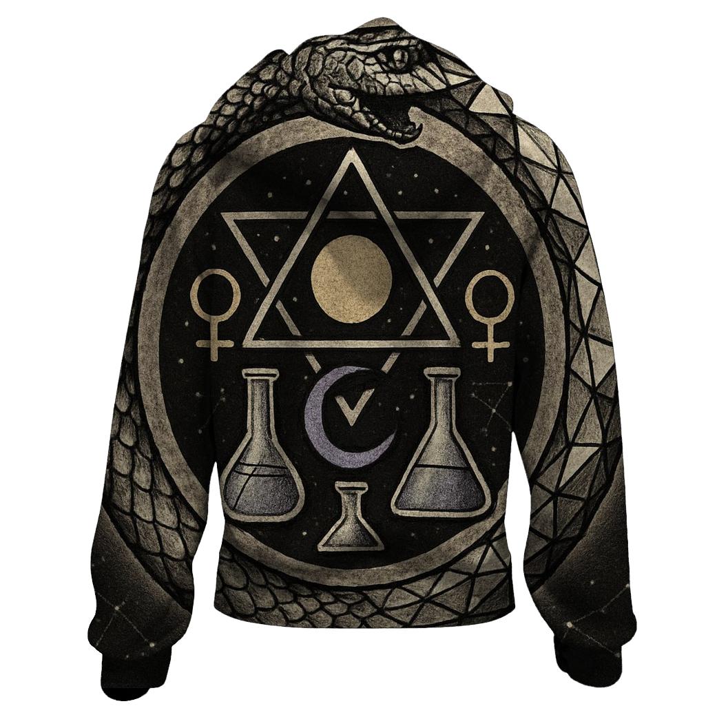Astral Alchemy Ouroboros hoodie styles