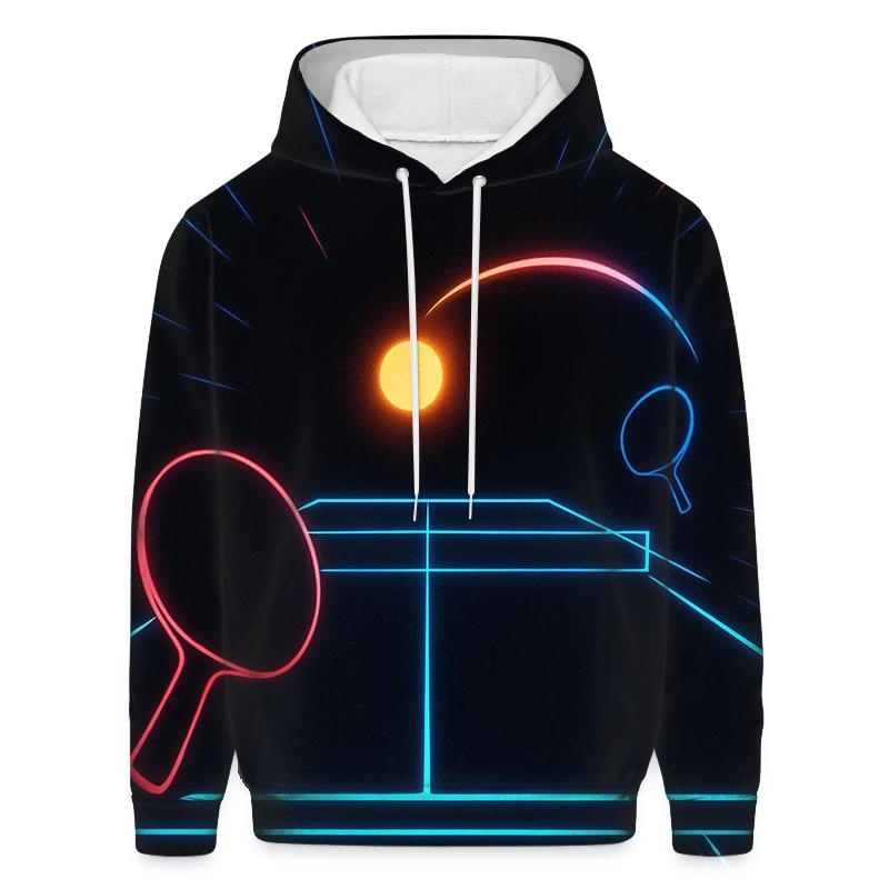 Neon Table Tennis Velocity custom hoodies