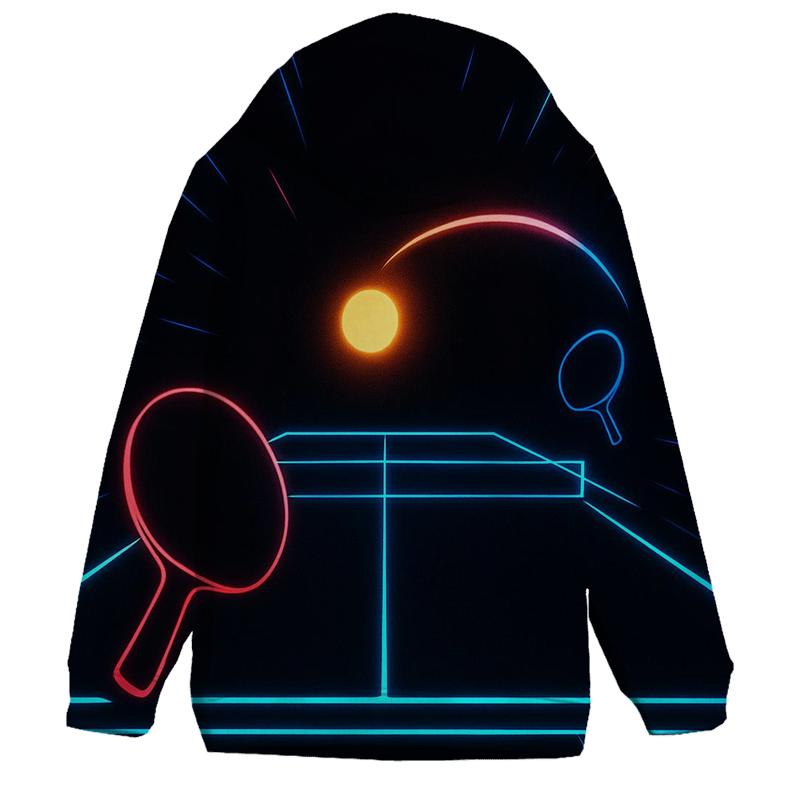Neon Table Tennis Velocity custom hoodies
