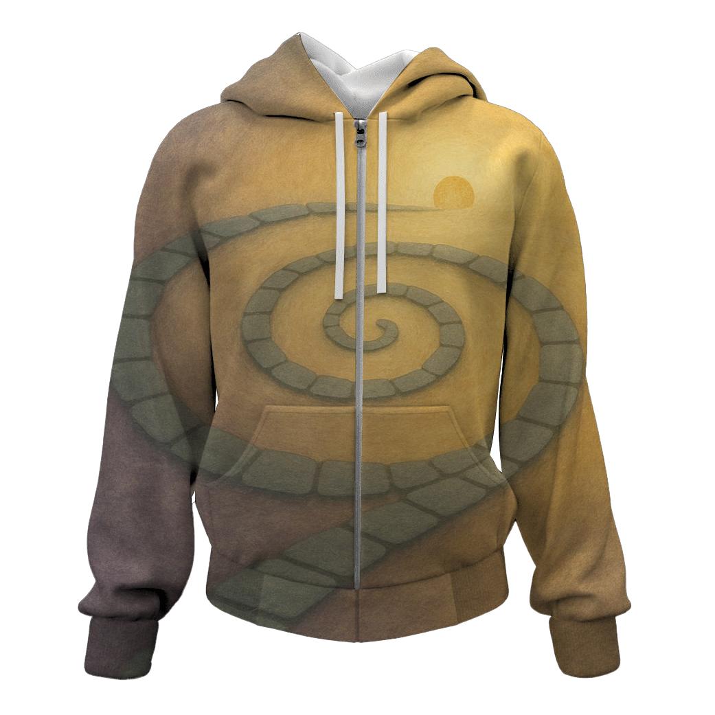 Spiral Path To Dawn custom hoodies