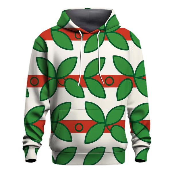 Holly Ribbon Geometry lightweight hoodies