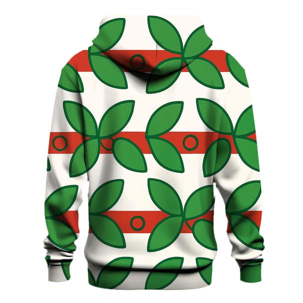 Holly Ribbon Geometry lightweight hoodies