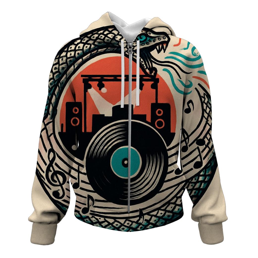 Music Of The Serpent Circle designer hoodies