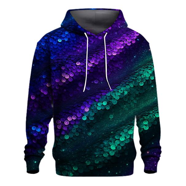 Nebula Sequin Mirage printed hoodies