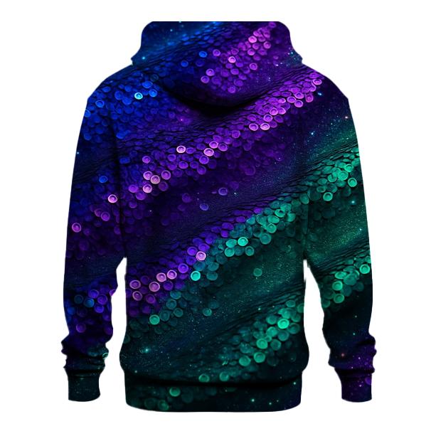 Nebula Sequin Mirage printed hoodies