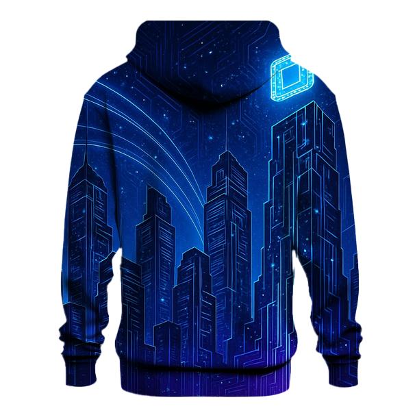 Celestial Circuit Skyline lightweight hoodies