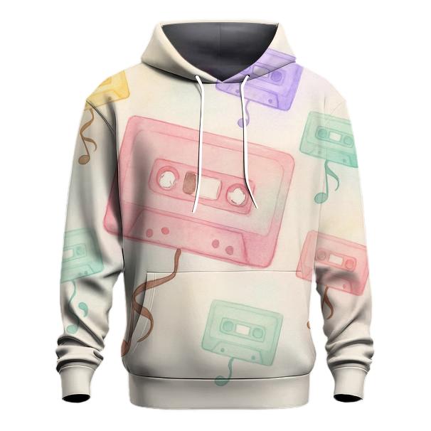 Pastel Cassette Daydream custom hoodies