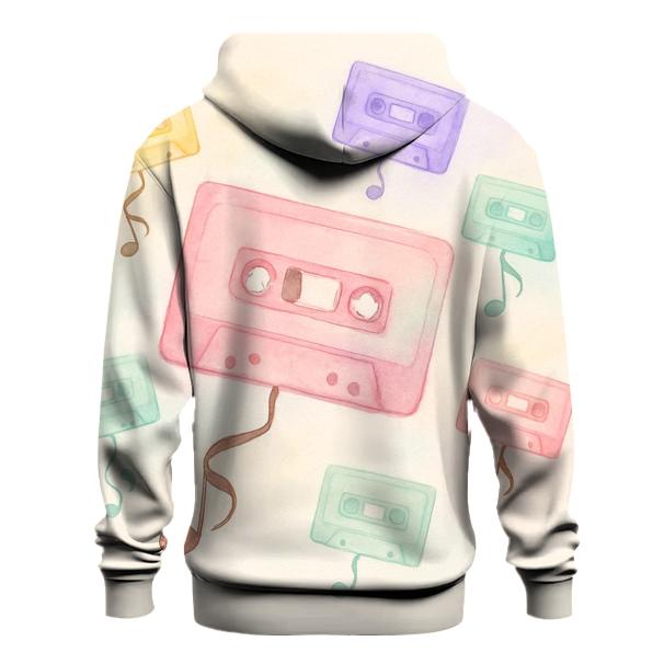 Pastel Cassette Daydream custom hoodies