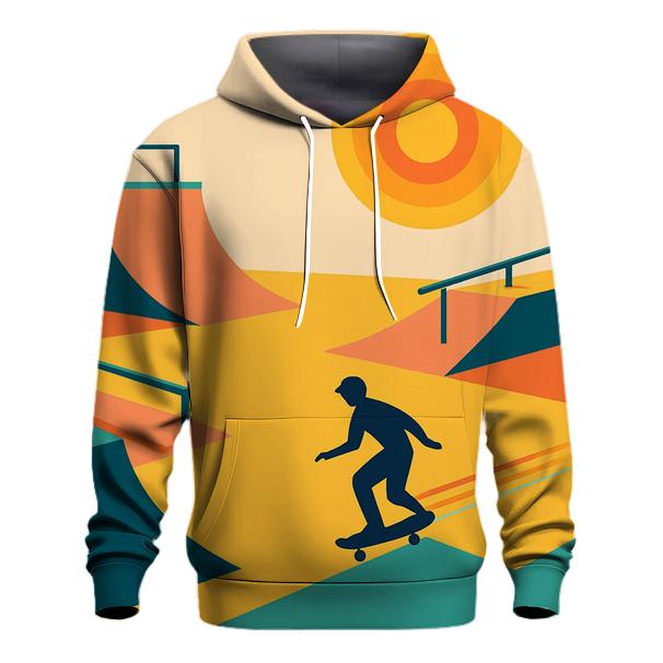 Retro Skate Park Lines hoodies fashion