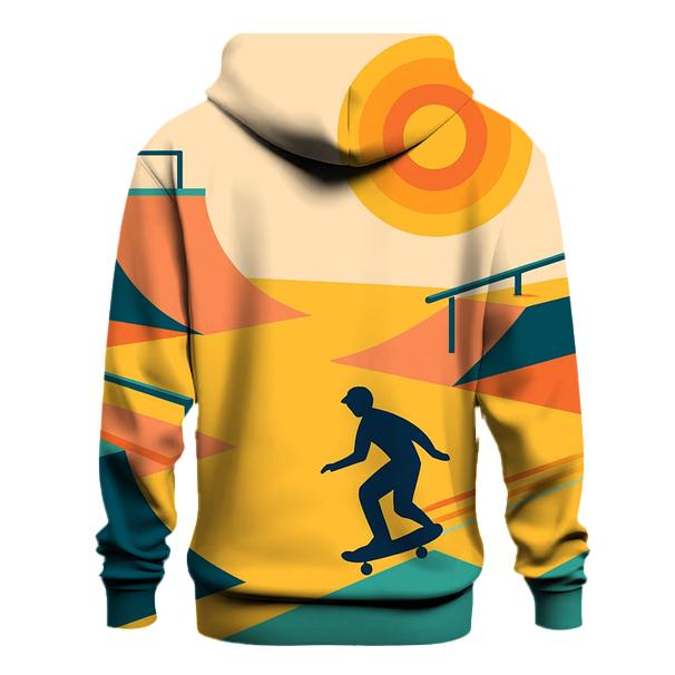 Retro Skate Park Lines hoodies fashion