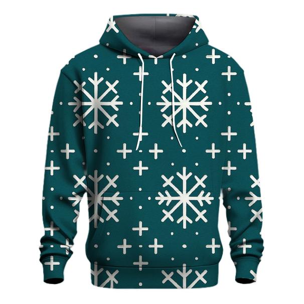 Nordic Snowflake Lattice custom hoodies