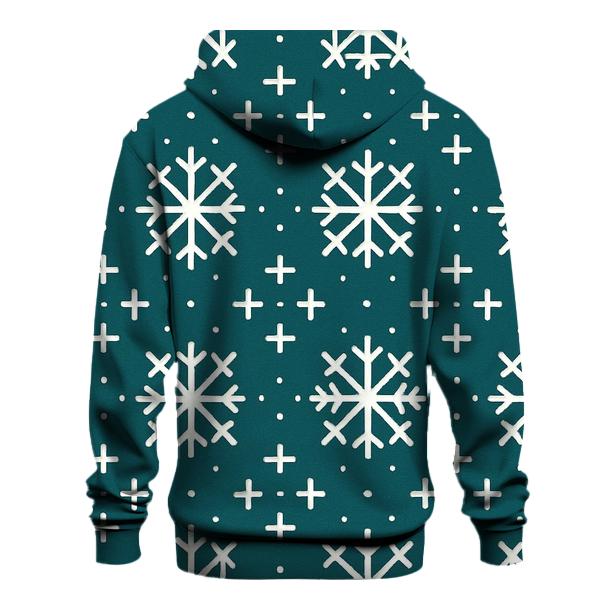 Nordic Snowflake Lattice custom hoodies