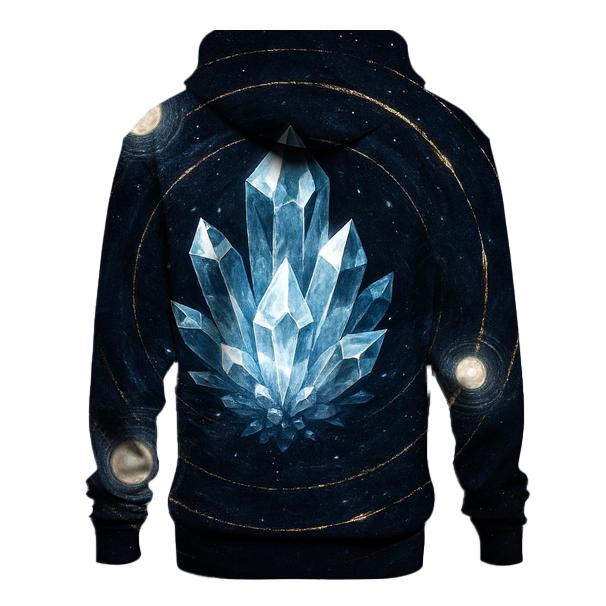 Midnight Crystal Orbit zip-up hoodies