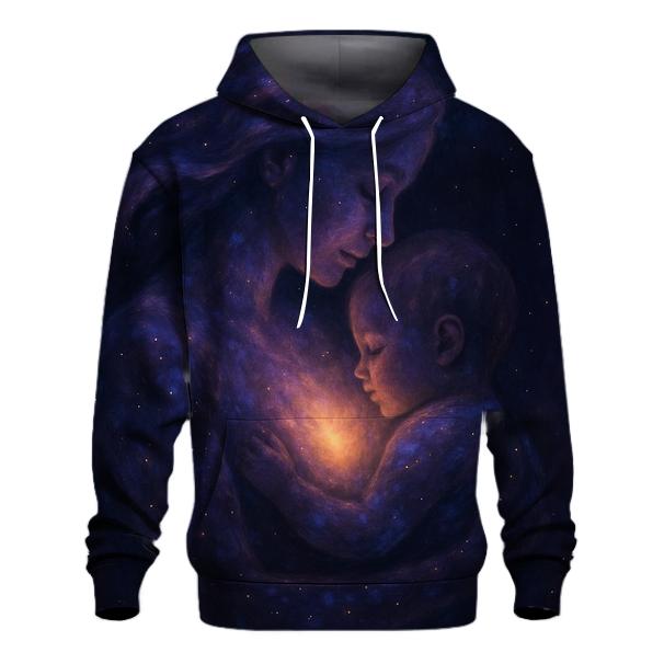 Galaxies In Her Embrace hoodies fashion