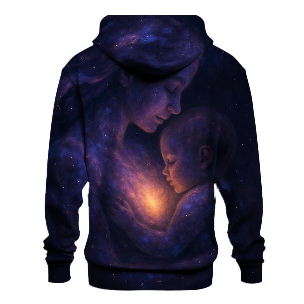 Galaxies In Her Embrace hoodies fashion