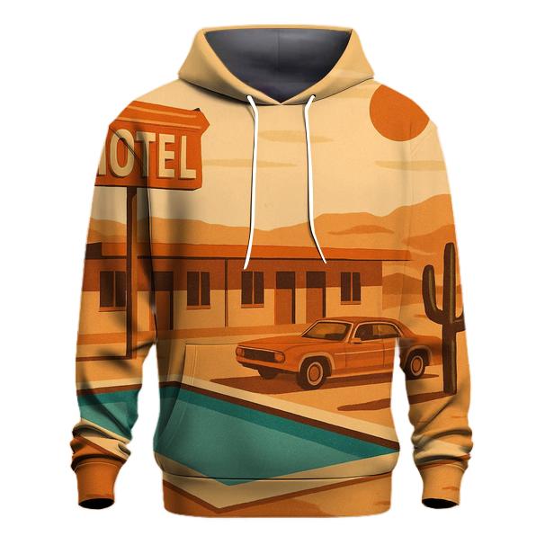 Desert Mirage Road Motel premium hoodies