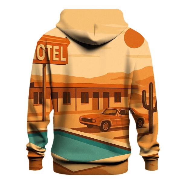 Desert Mirage Road Motel premium hoodies