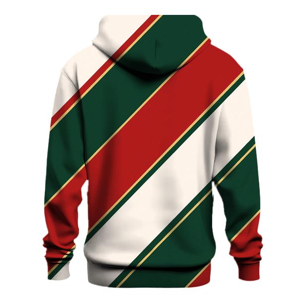 Candy Cane Stripe Abstraction custom hoodies