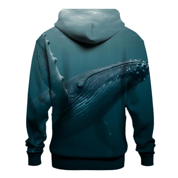 Humpback Whale Under The Swell designer hoodies