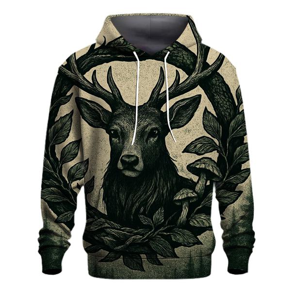Forest Spirit Ouroboros Stag hoodies fashion