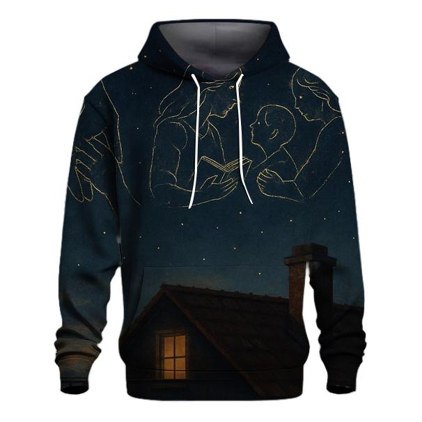 Her Love As A Constellation Map heavyweight hoodies