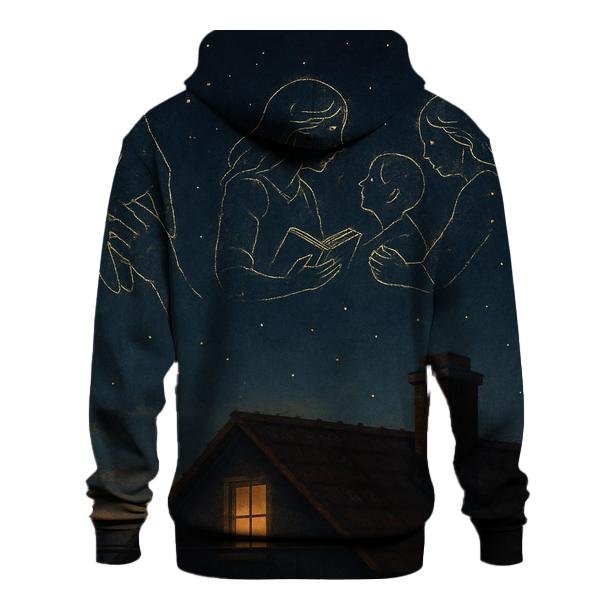 Her Love As A Constellation Map heavyweight hoodies