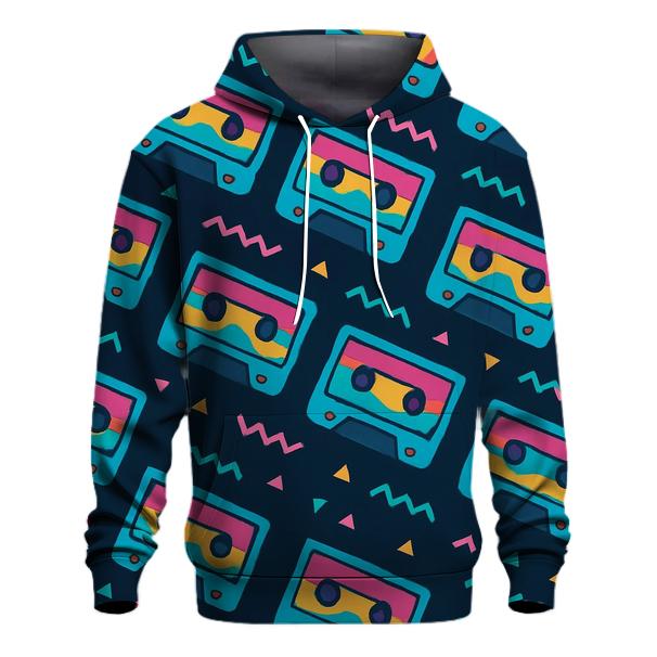 Cassette Wave Pattern hoodie styles