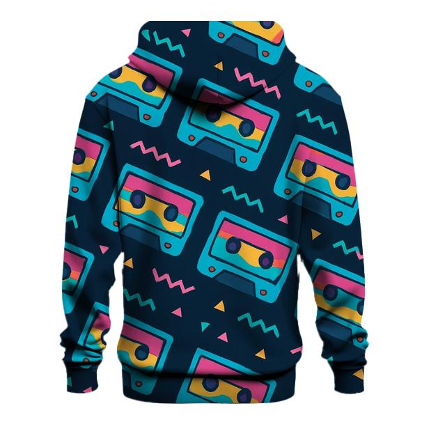 Cassette Wave Pattern hoodie styles