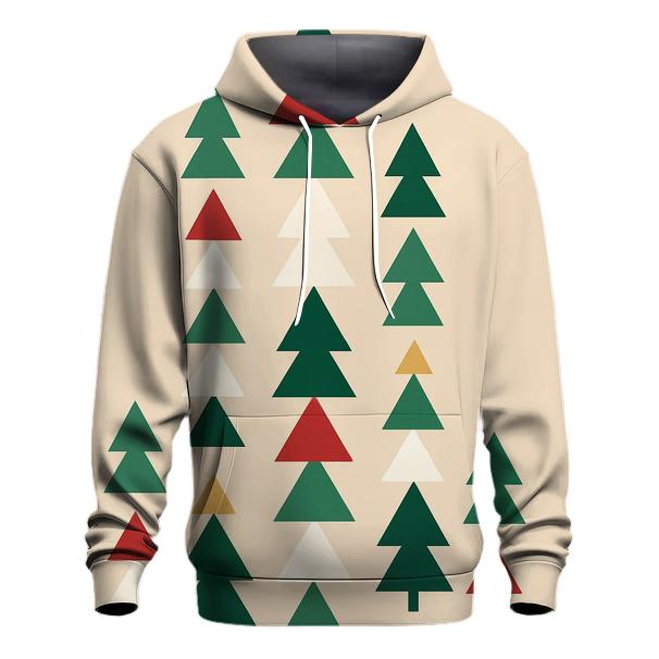 Geometric Christmas Tree Cascade designer hoodies