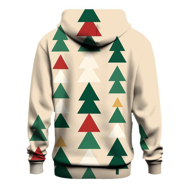 Geometric Christmas Tree Cascade designer hoodies