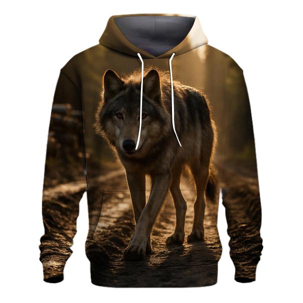 Forest Logging Road Encounter hoodies fashion