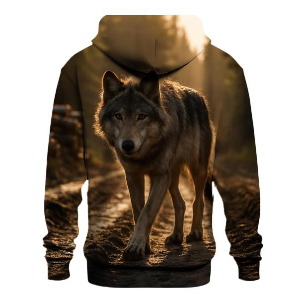Forest Logging Road Encounter hoodies fashion