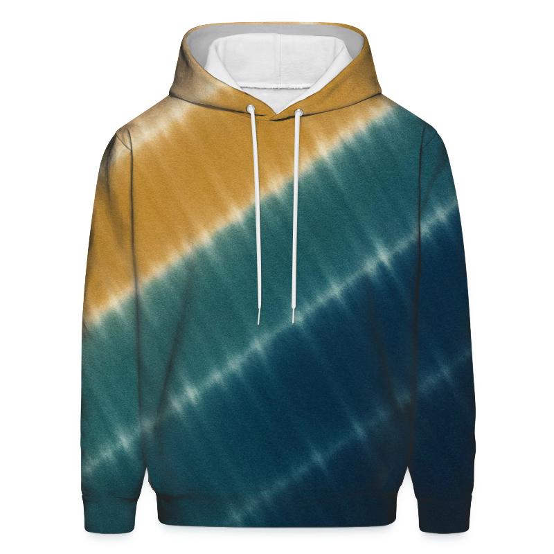 Diagonal Horizon Stripe Fade pullover hoodies